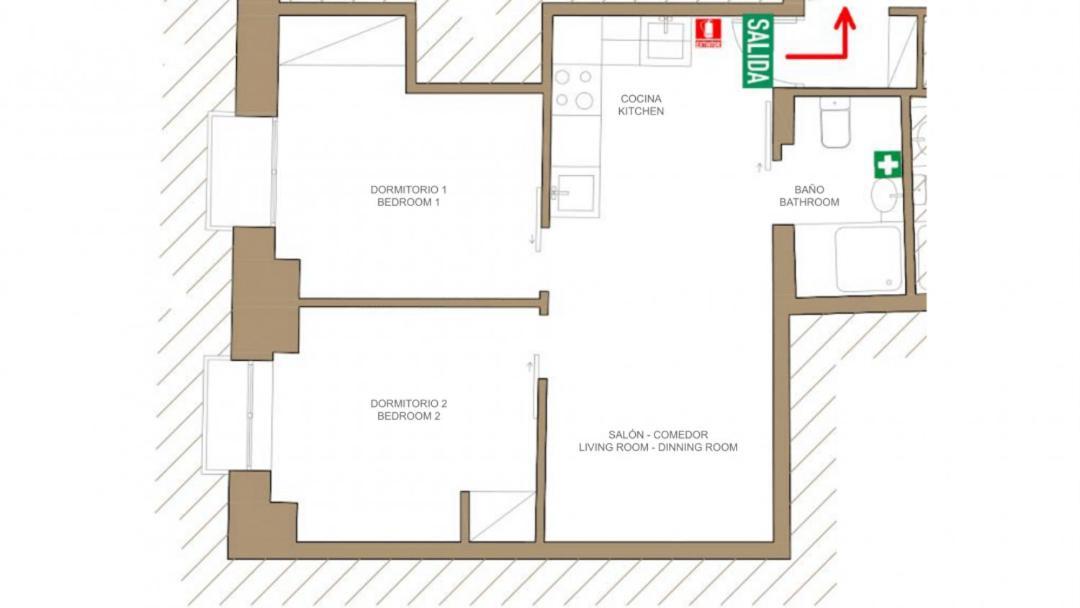 Apartamento Comfy And Centric- 2Bd 1Bth- Espoz Y Mina Madrid Exterior foto